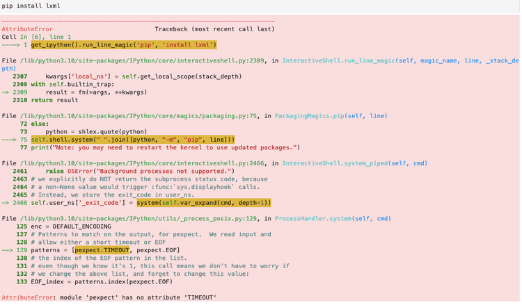 How to fix Python AttributeError: module 'pexpect' has no attribute ...